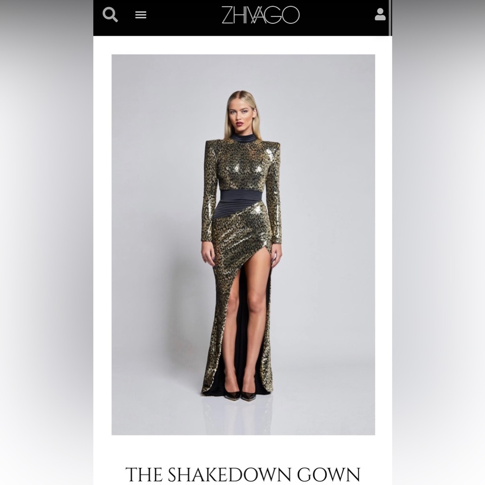 ZHIVAGO GOWN US/2 NWT - Picture 2 of 9